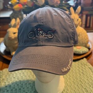 Life is Good - Motorcycle adjustable hat cap - unisex